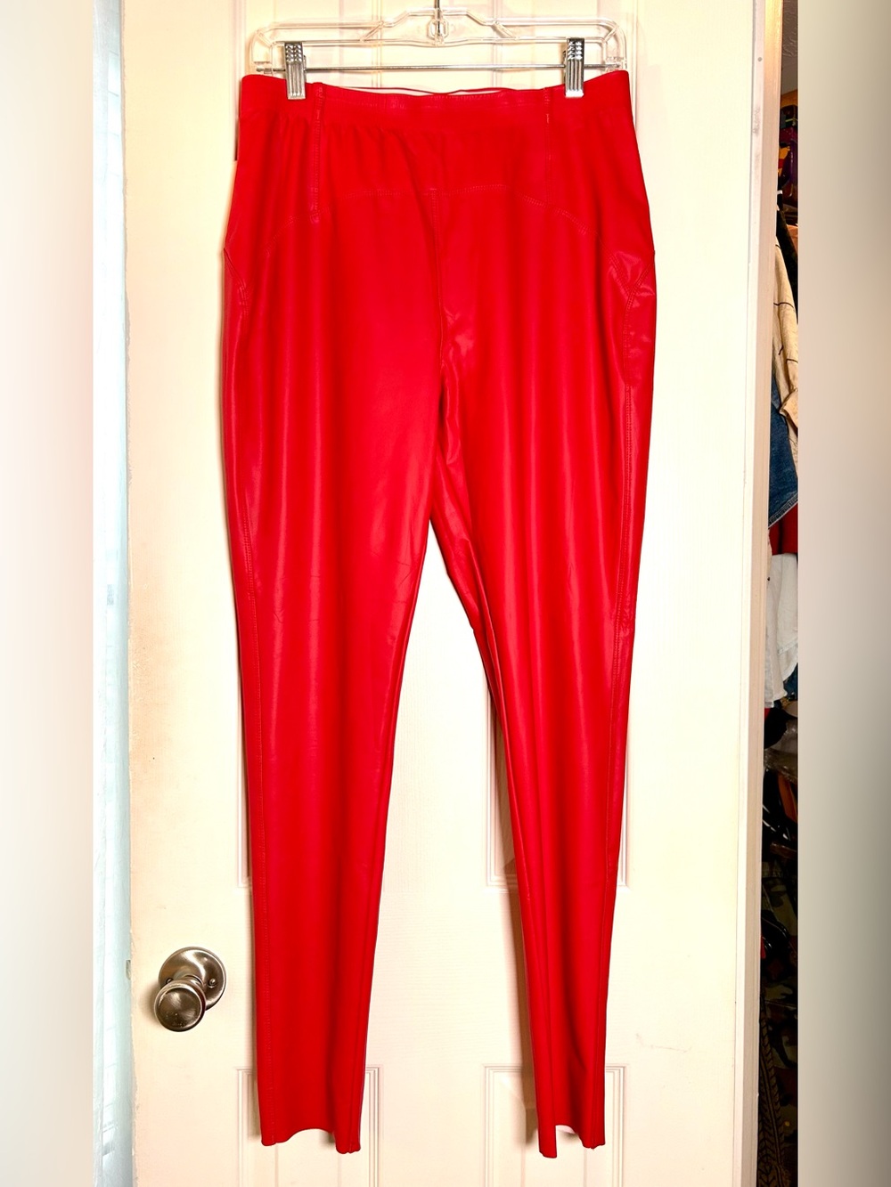 AKIRA Bold Red 🔥 Faux Leather Pants